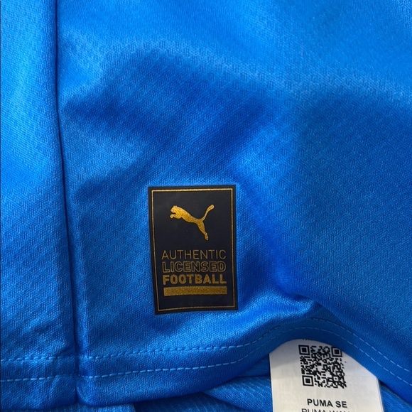 Puma Men's Blue Italy Soccer Jersey Size Large - Picture 11 of 13